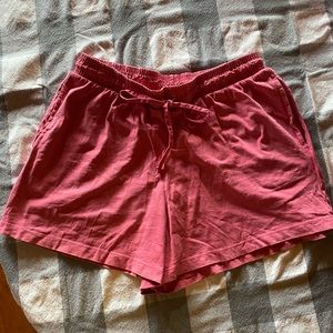 NWOT Zara pink cotton shorts